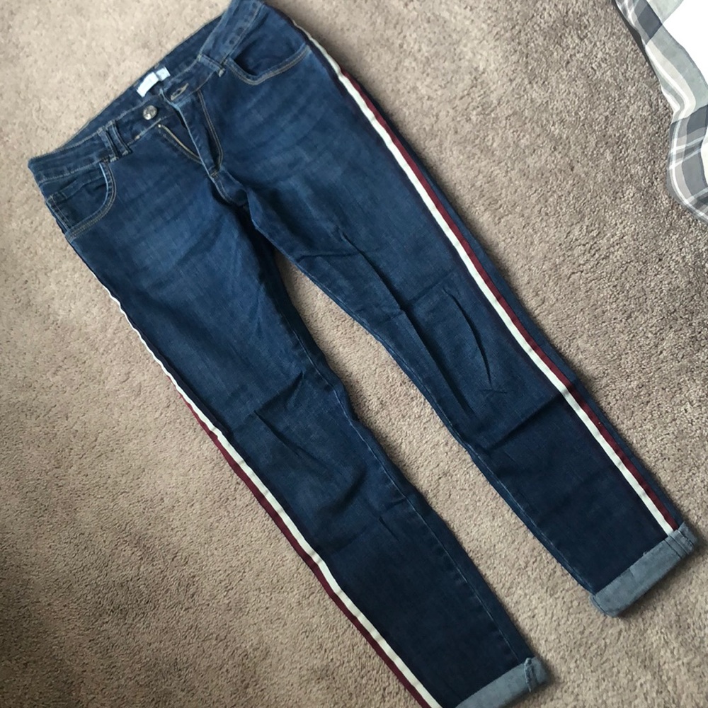 Stripe jeans